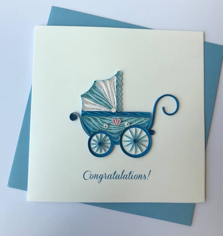 Blue Baby Carriage