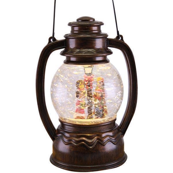 Family Caroling Globe Christmas Lantern