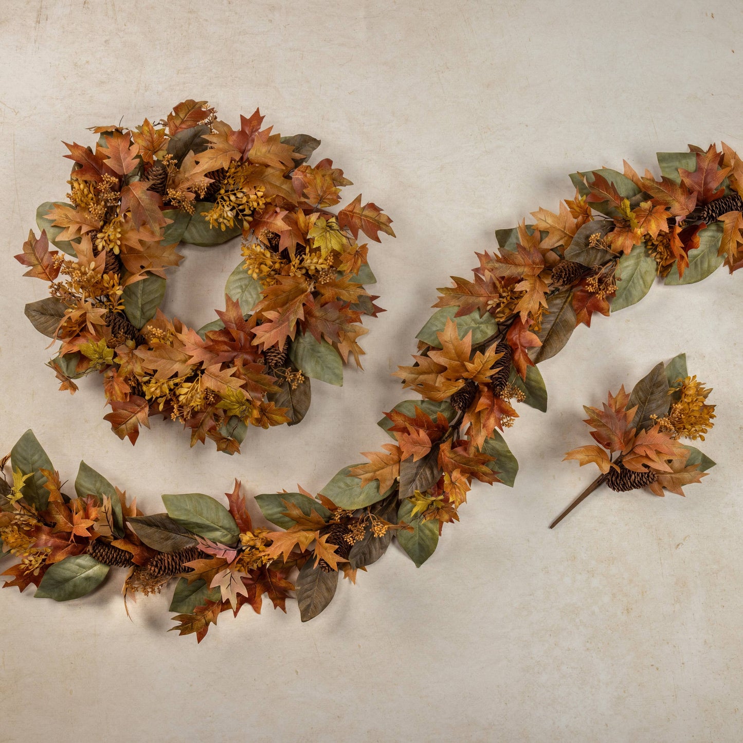 HARVEST MIXED LEAF GARLAND