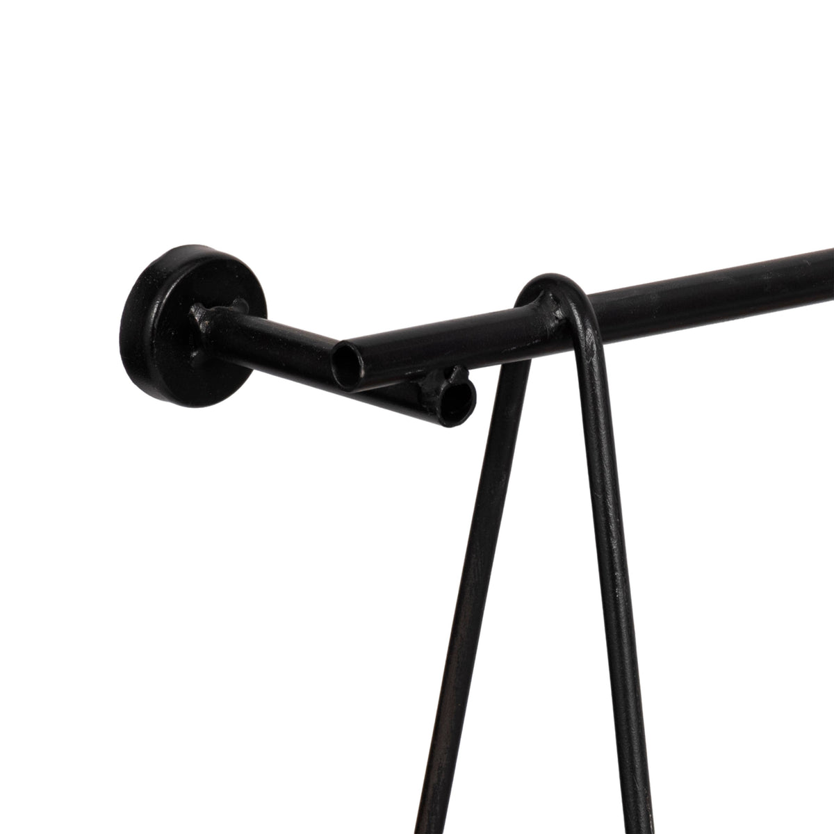 Wall Shelves Set of 2 - Black Wood Swing Like
