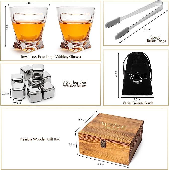 Luxurious Cigar Glasses - Set of 2