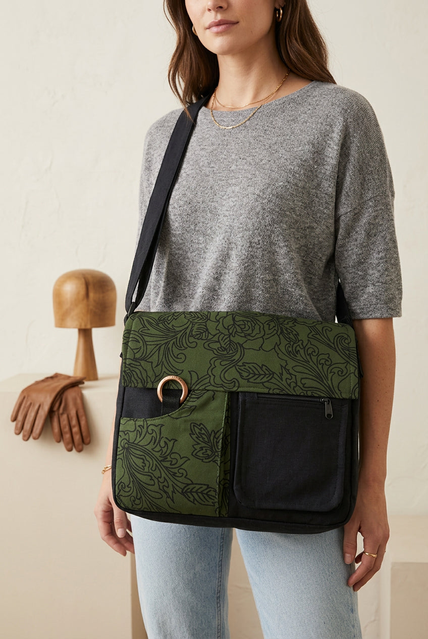 Multi-Pocket Sienna Bag