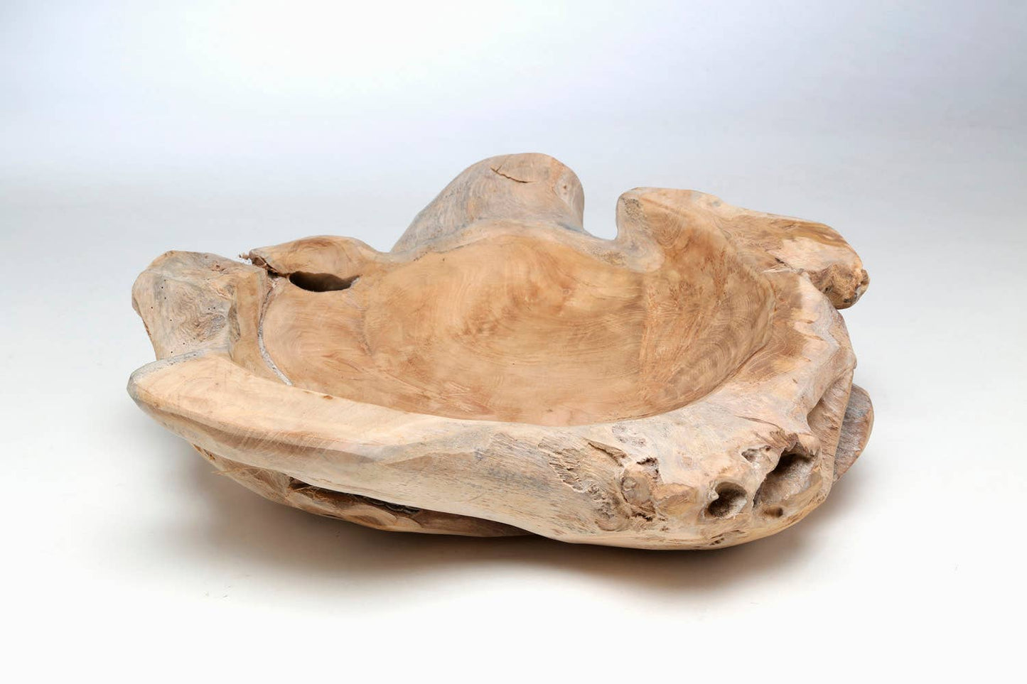 Solid Teak Root Bowl