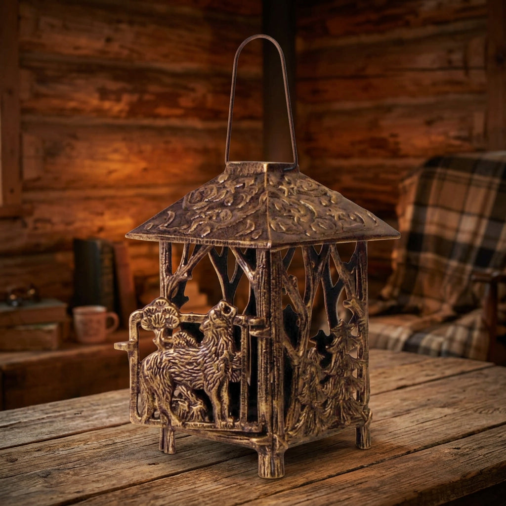 Wolf Candleholder