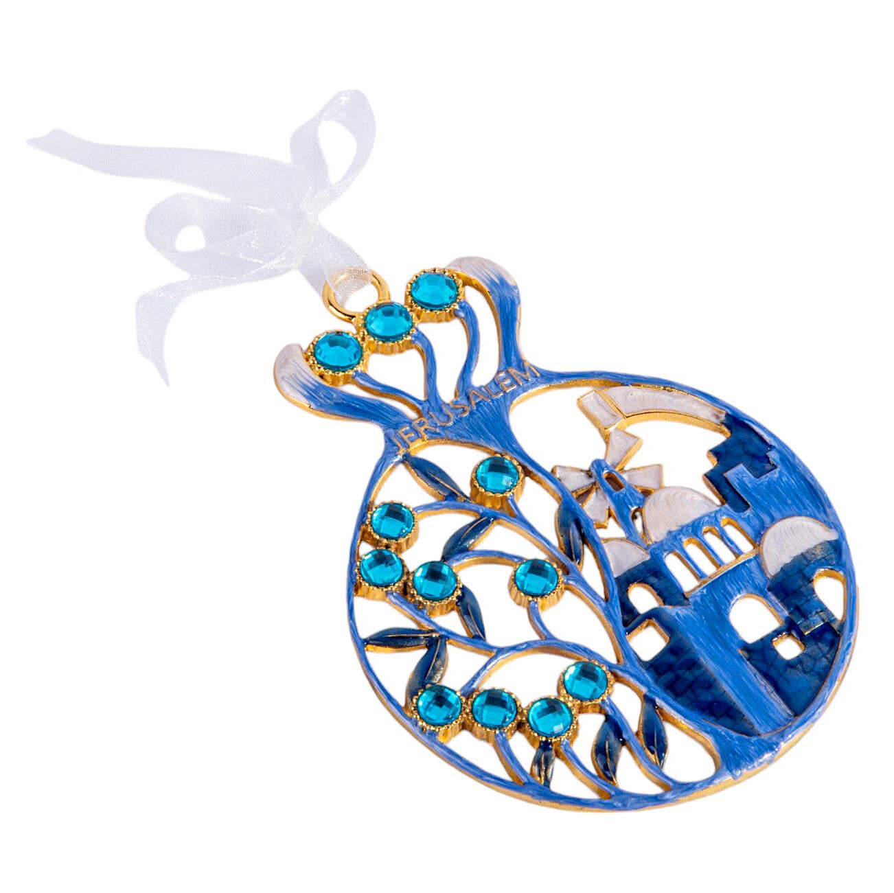 Wall Hanging Jeweled Jerusalem Ornament