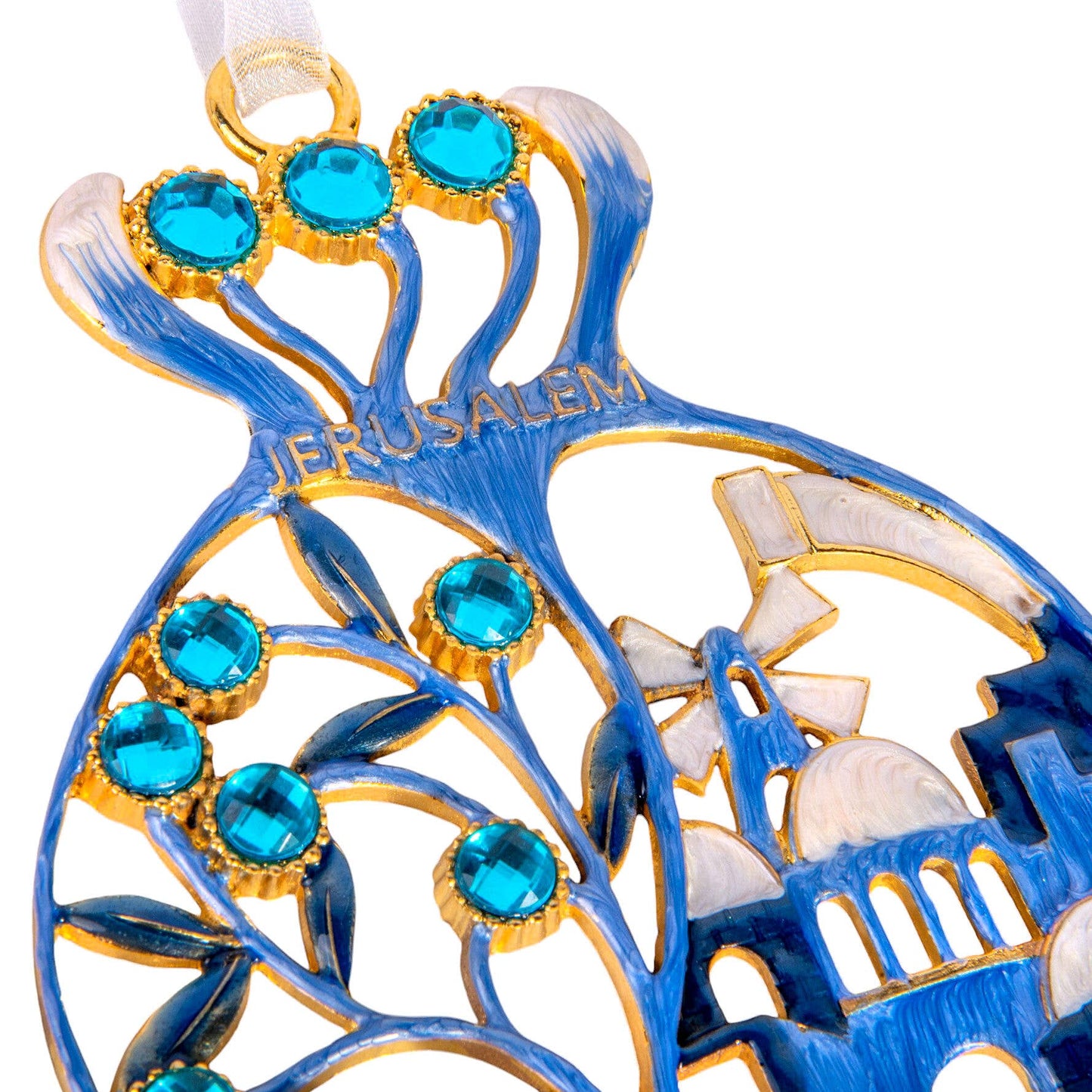 Wall Hanging Jeweled Jerusalem Ornament