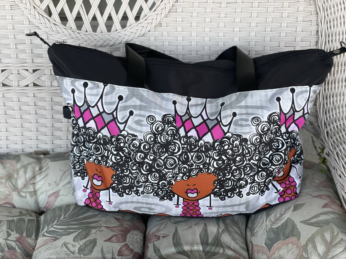 Travel Gym Bag Crown & Curls