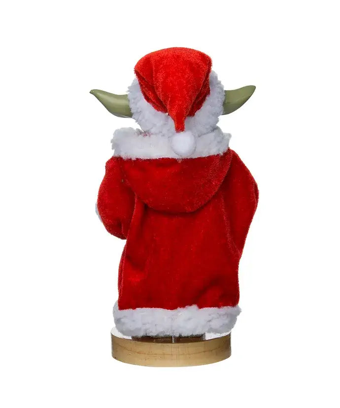 9"YODA IN SANTA ROBE NUTCRACKER