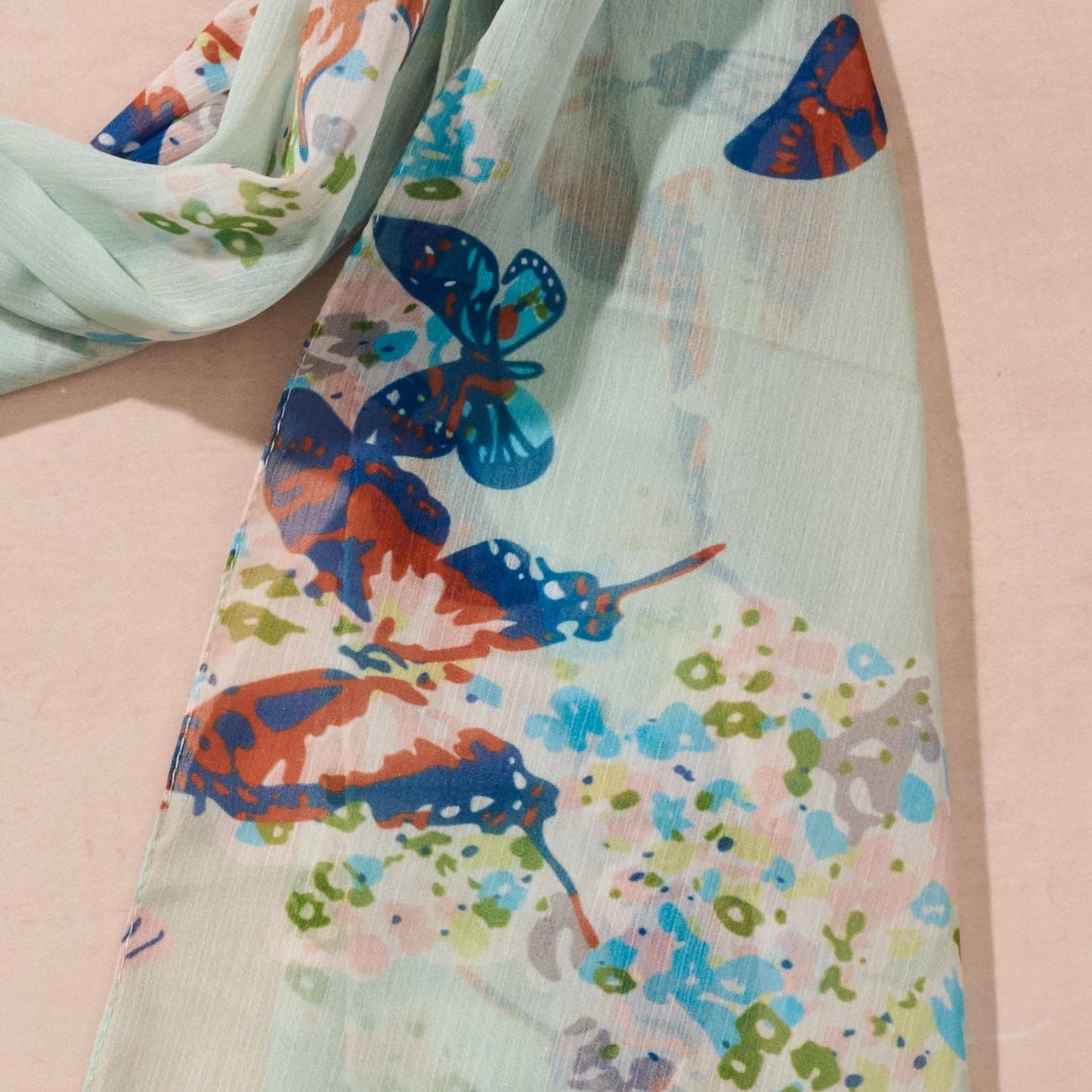 Butterfly Chiffon Scarf