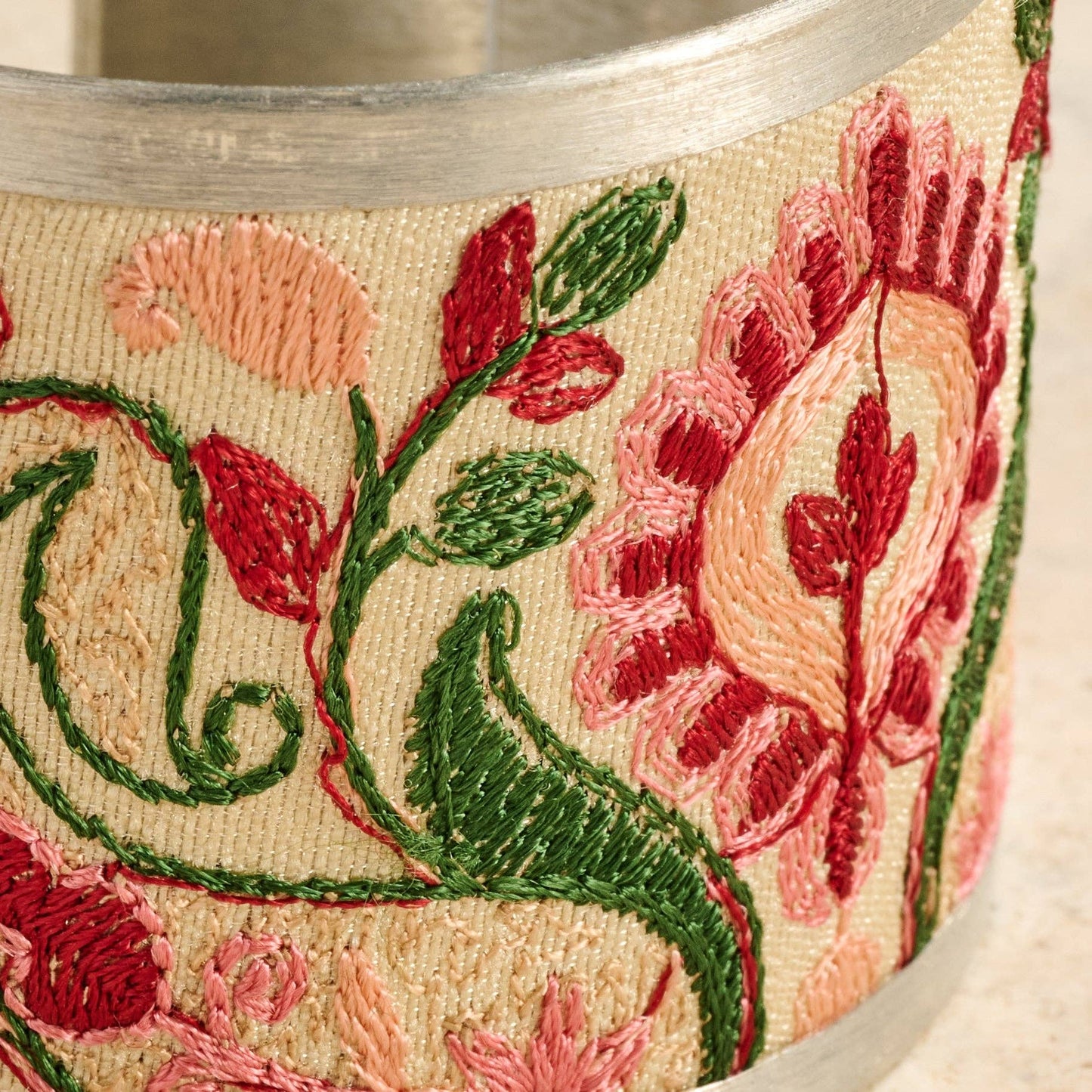 Silk Embroidered Cuff