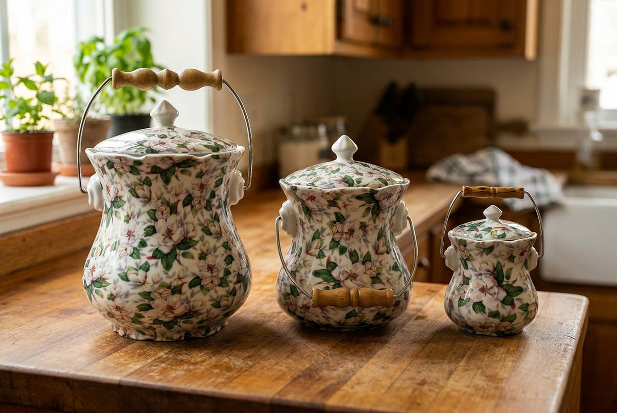 Green Canister 3pc Set
