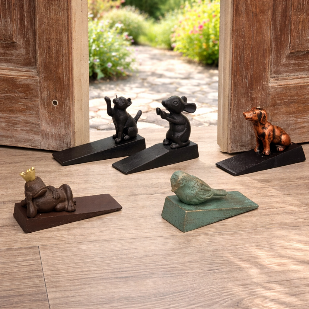 Cast Iron Mouse Doorstop