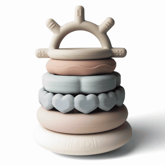 Silicone Stacking Ring Sensory Play Tower Toy