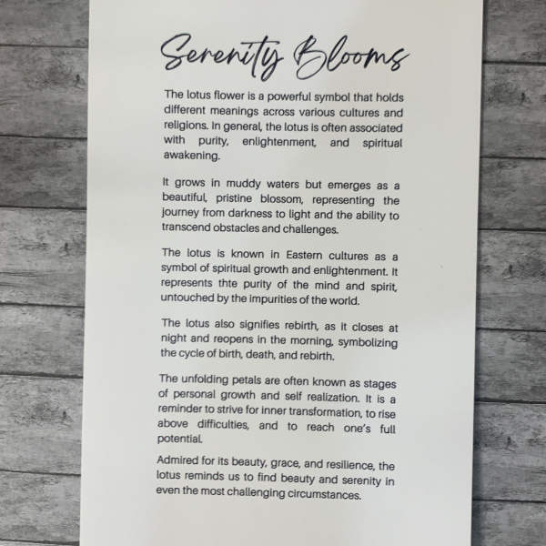 Serenity Blooms Lotus Flower Ornament