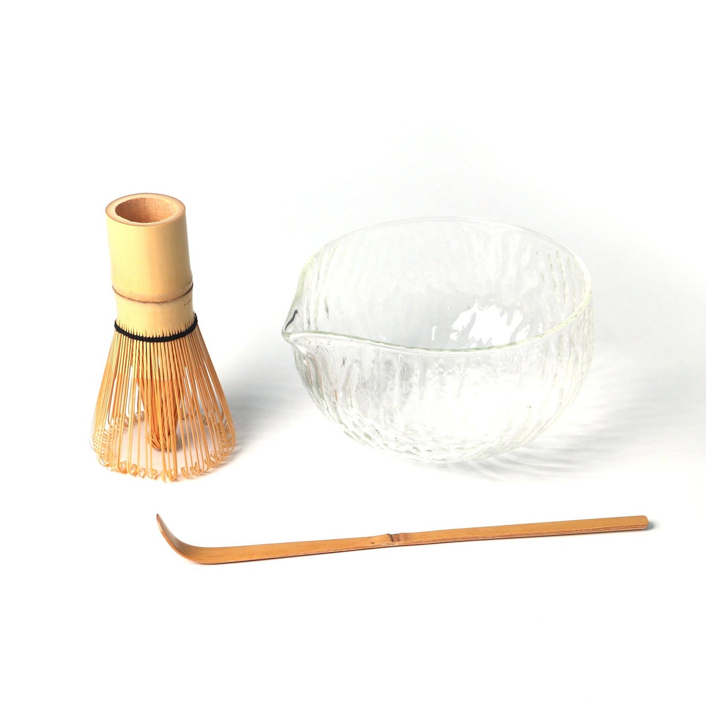 Matcha Latte Bowl with Whisk and Scoop