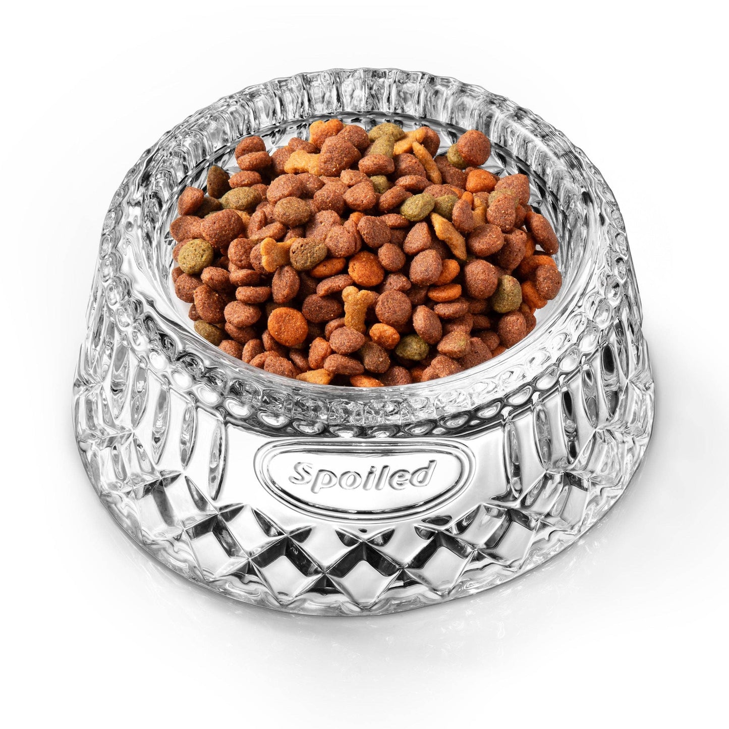 Spoiled Crystal Dog Bowl