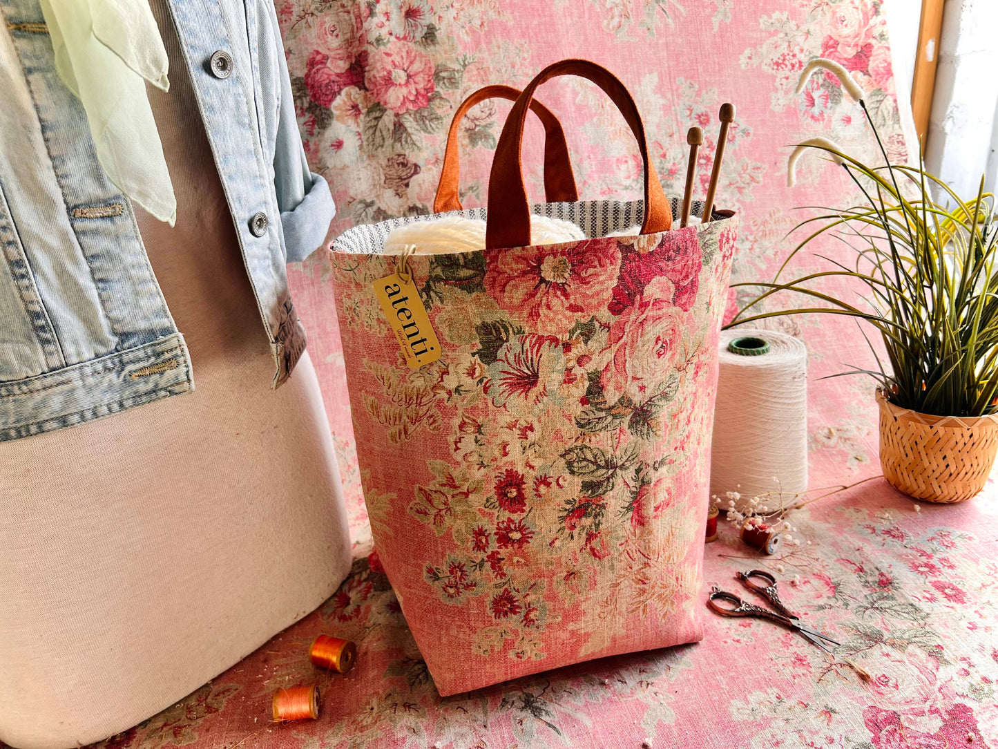 Rosewood Hope Basket Project Bag