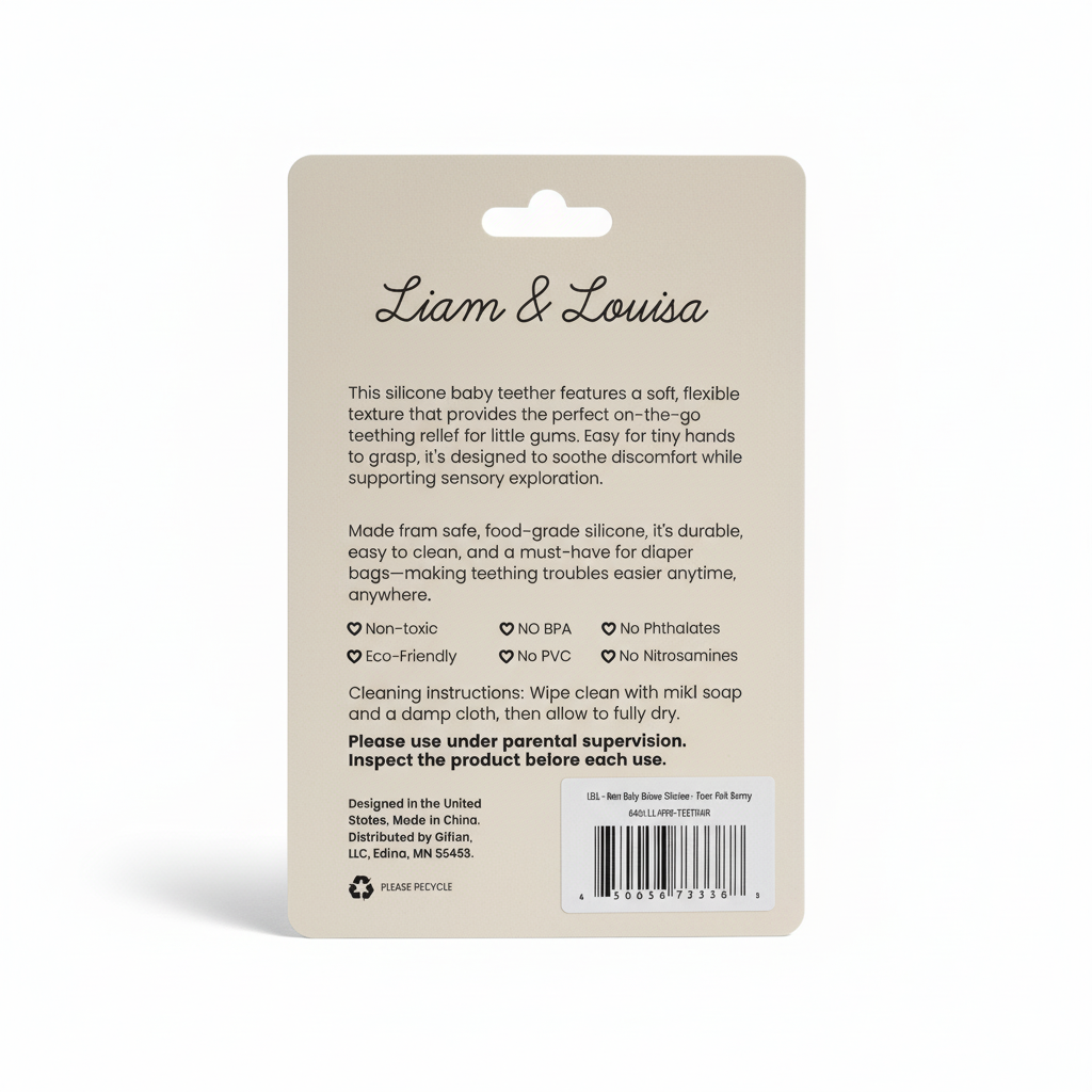 Rainbow Spokes Silicone Teether