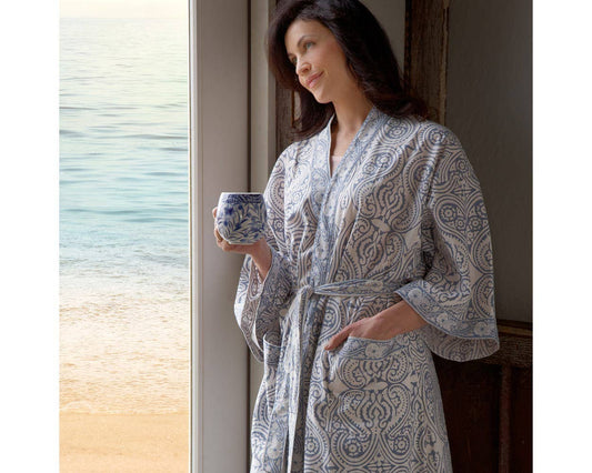 Paisley Cotton Robe