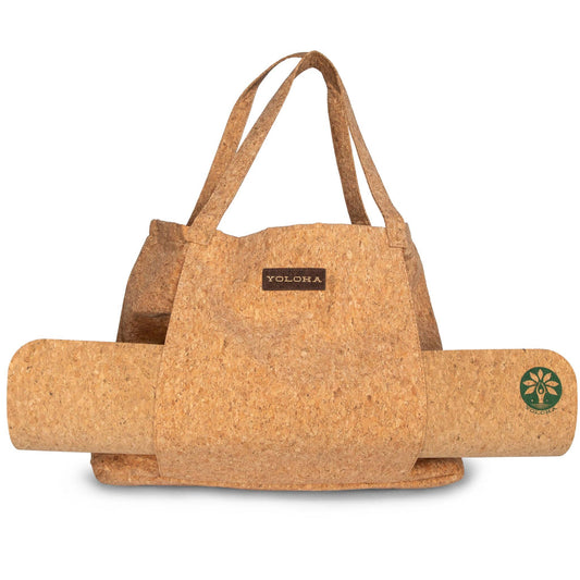 Cork Yoga Tote Bag
