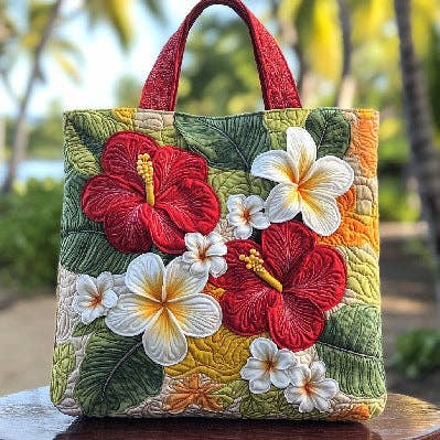 Canvas Print Tote Shoulder Bag