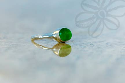 Betty Micro Genuine Sea Glass Ring