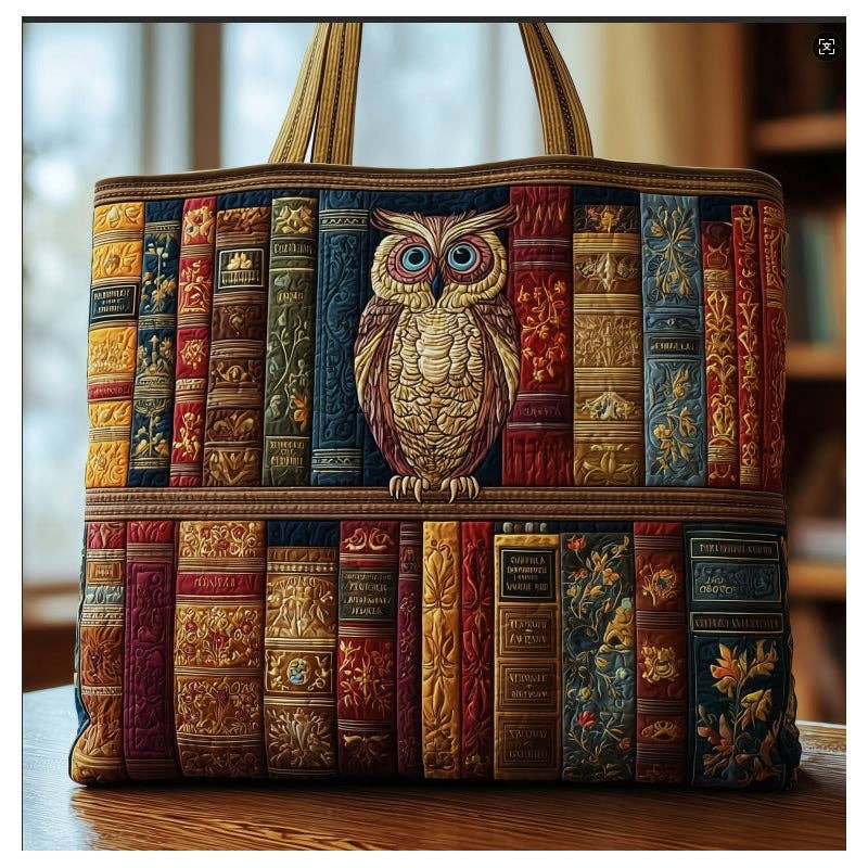 Canvas Print Tote Shoulder Bag