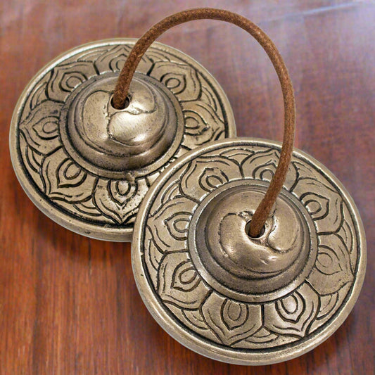 Simple Lotus Tingsha - Meditation Supplies