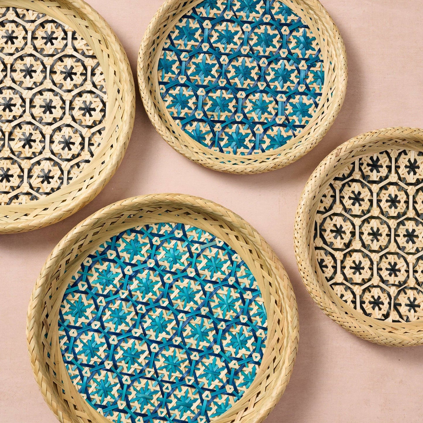 Phu An Bamboo Basket with Black