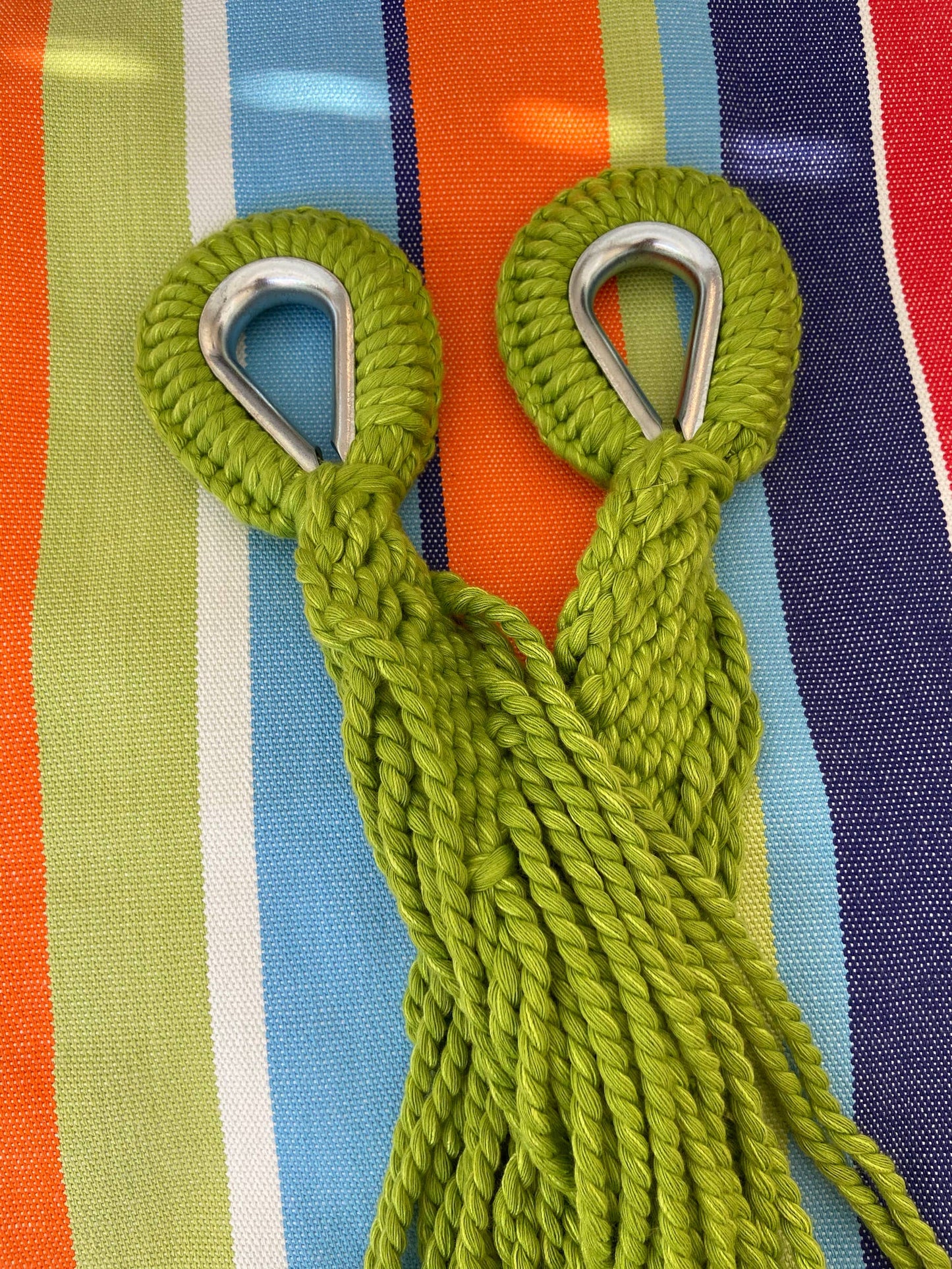 Hammock Tropical Rainbow Cotton Hammock - Beach House Decor