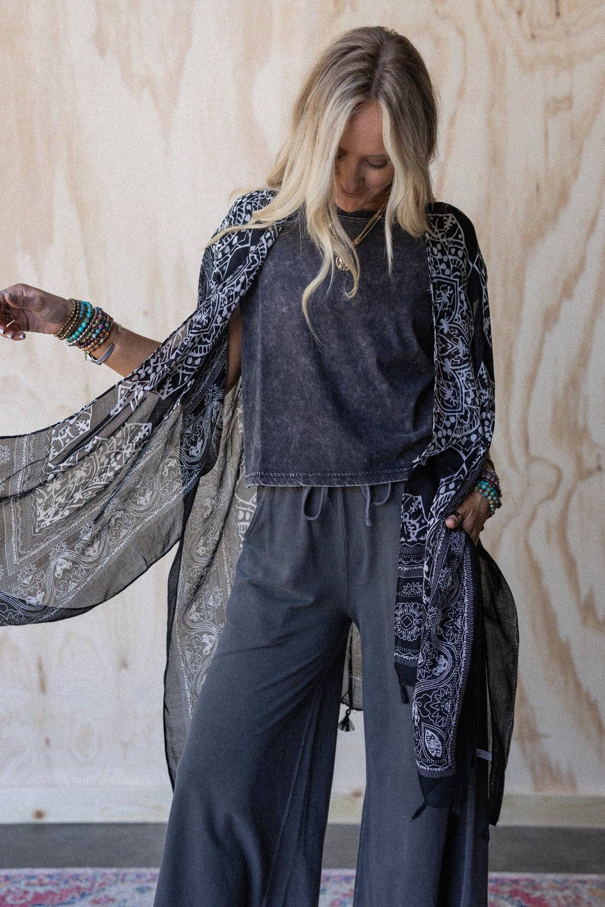 Mandala Tassel Kimono