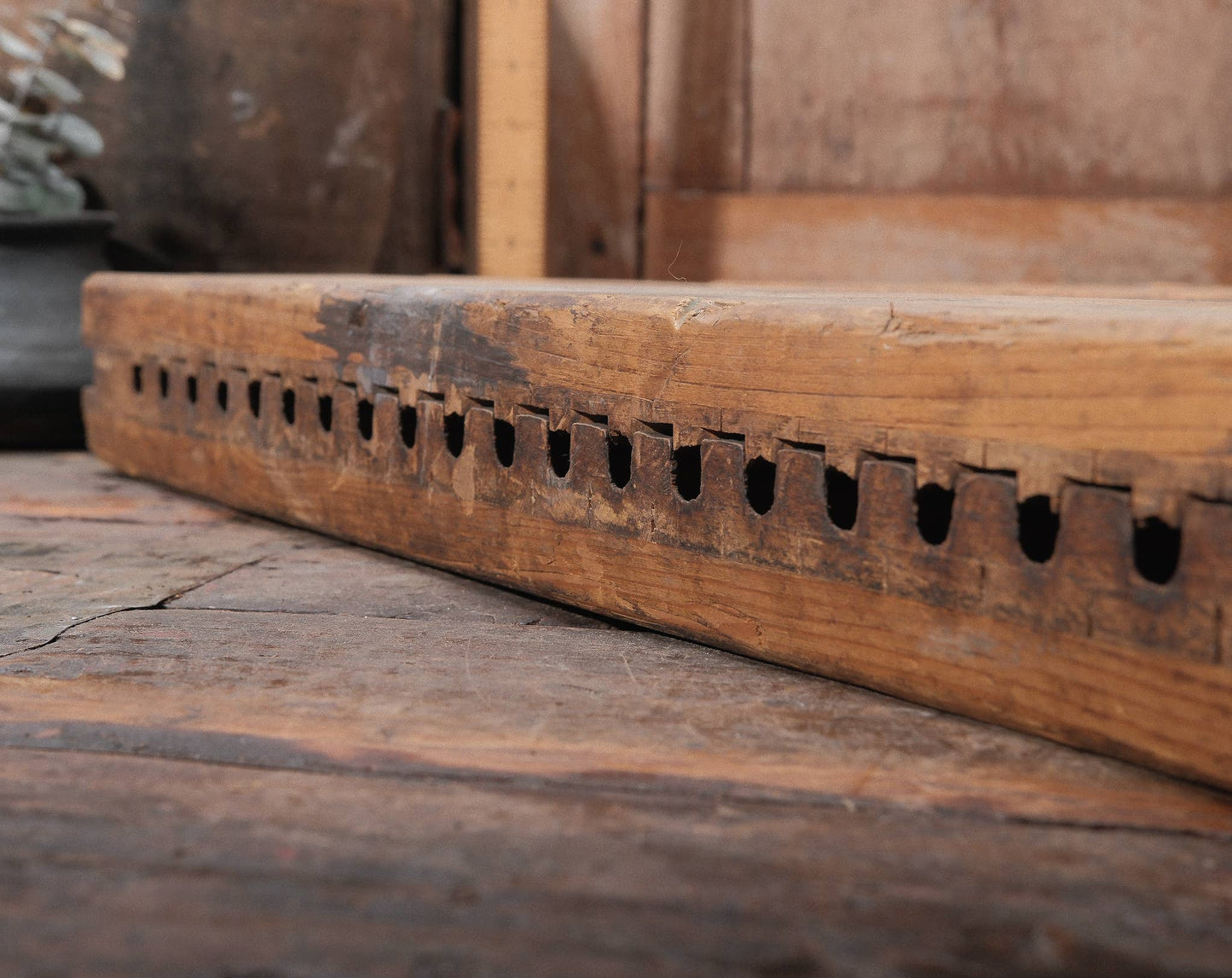 Vintage Wooden Cigar Mold from Argentina
