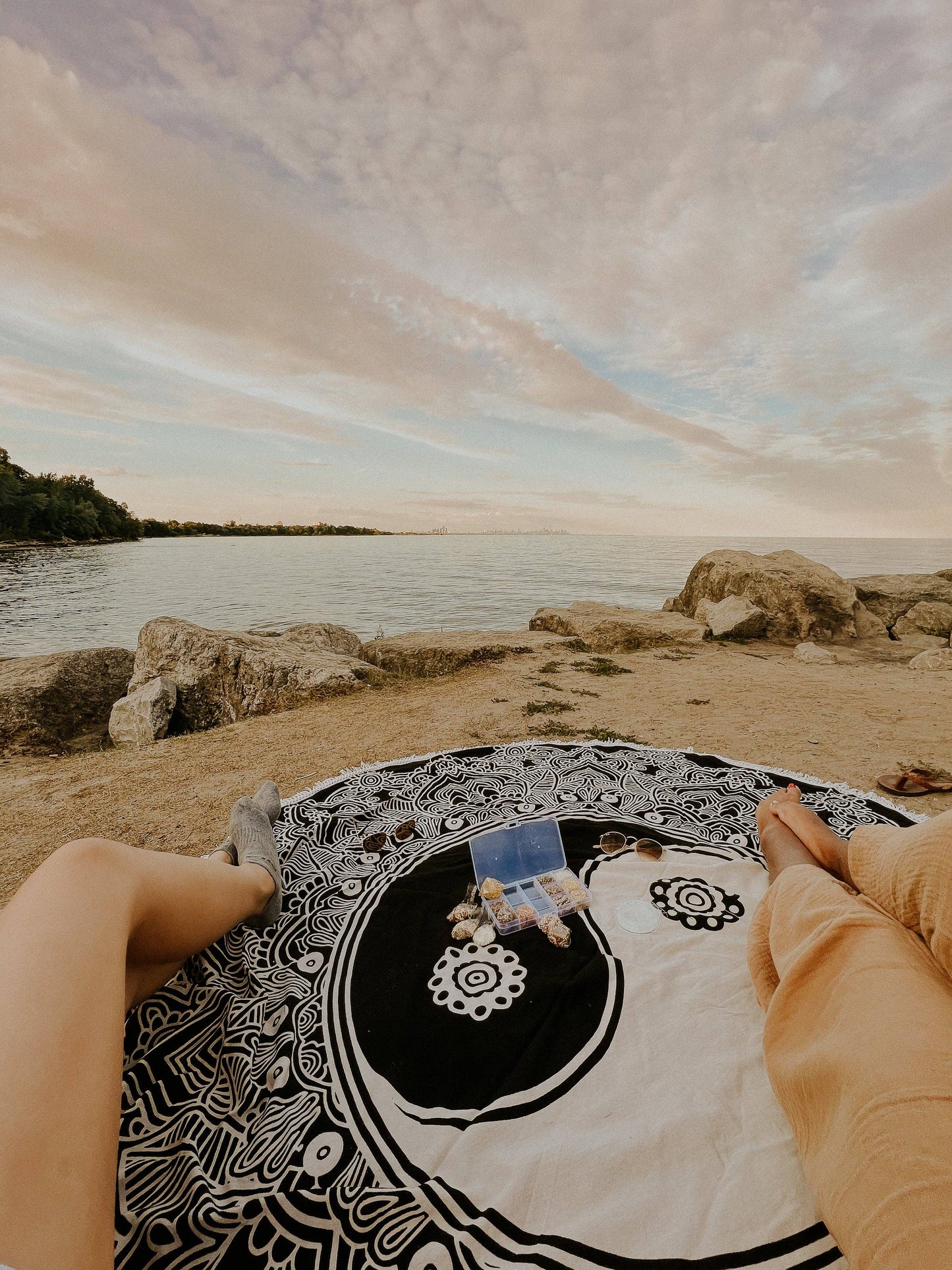 Mandala tapestry blanket