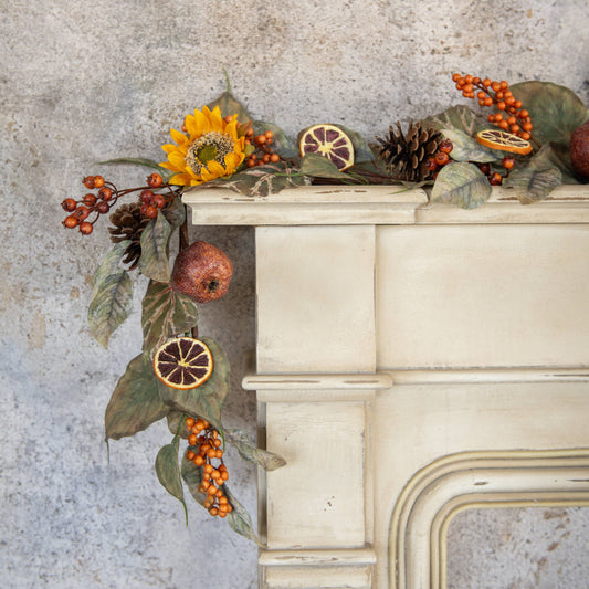 ORANGE SLICE & SUNFLOWER GARLAND