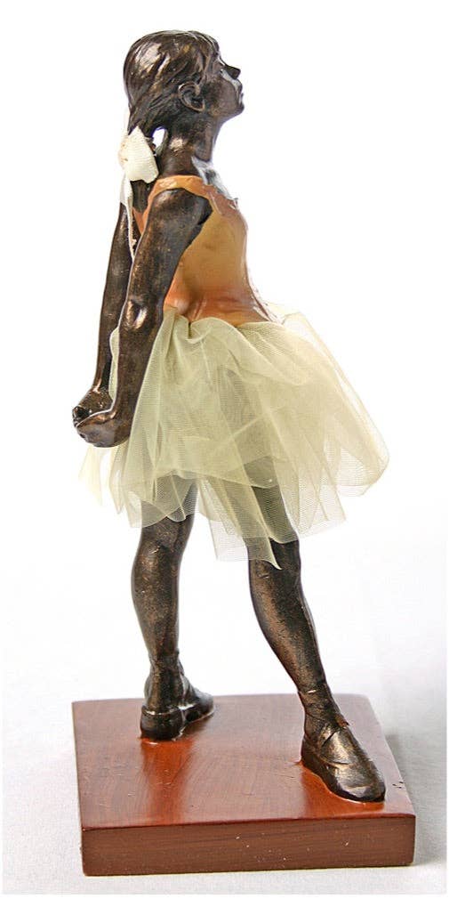 Degas Little Dance of Fourteen Years Ballerina Ballet Fabric Tutu Statue