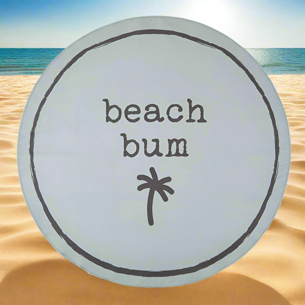Quick Dry Round Towel - Beach Bum