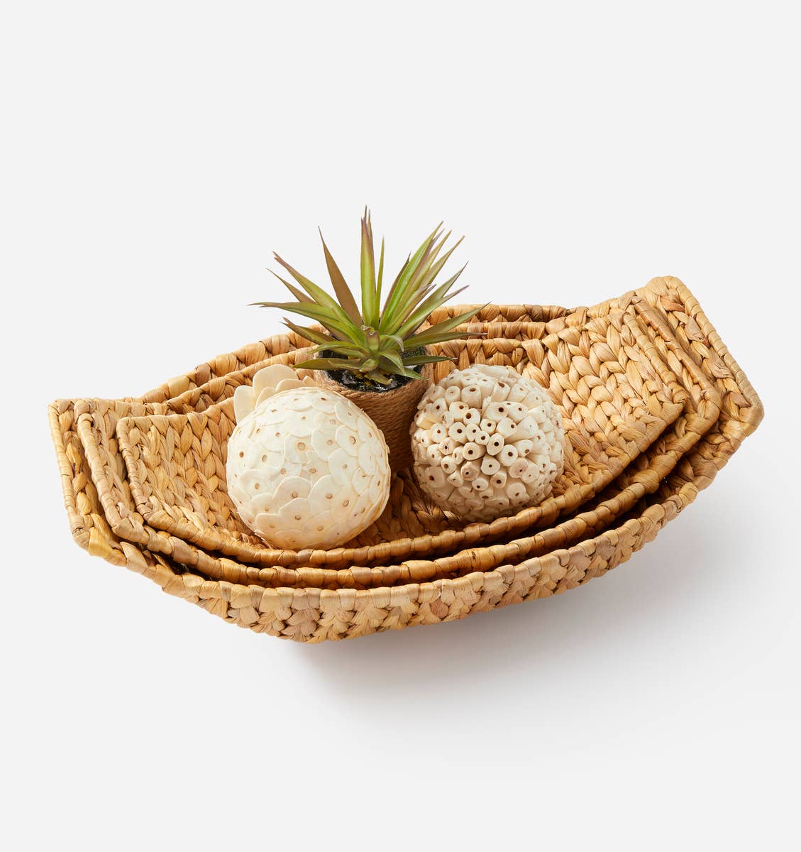 Woven Table Basket, Set of 3