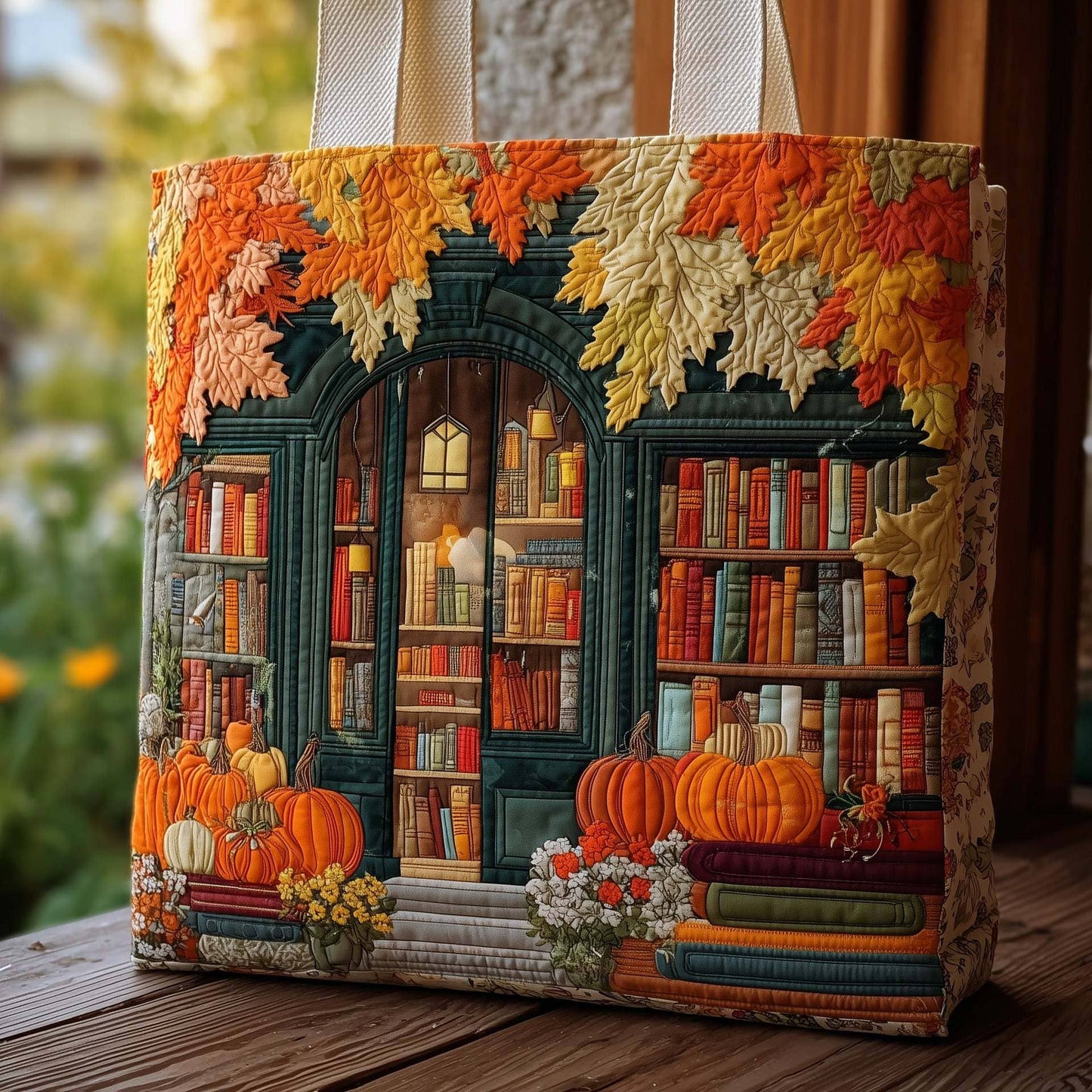 Canvas Print Tote Shoulder Bag