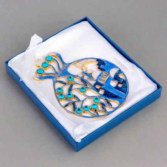 Wall Hanging Jeweled Jerusalem Ornament