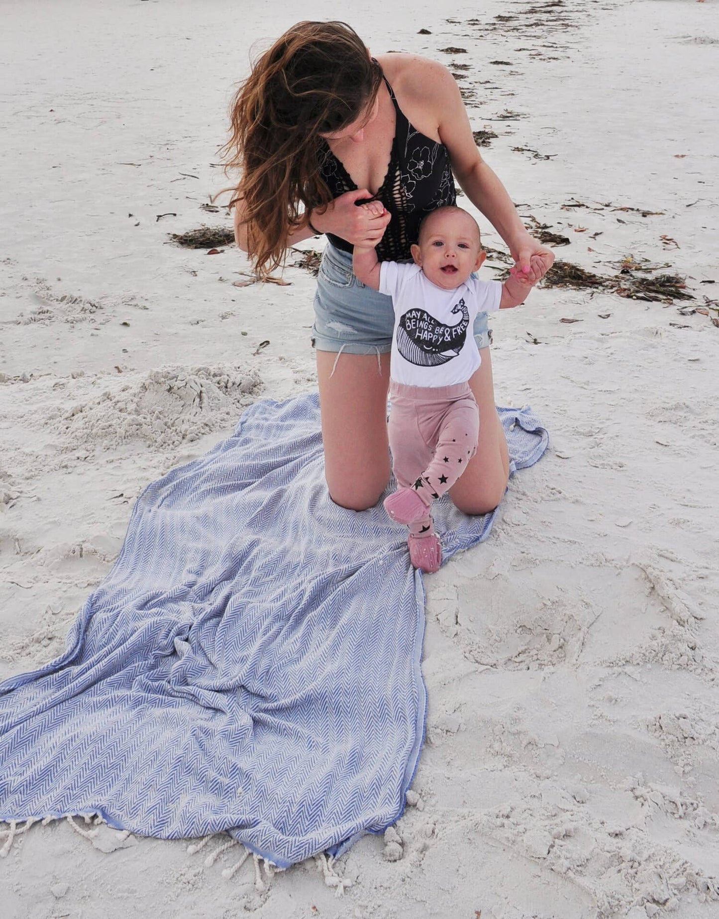 Mantra Whale Baby Bodysuit