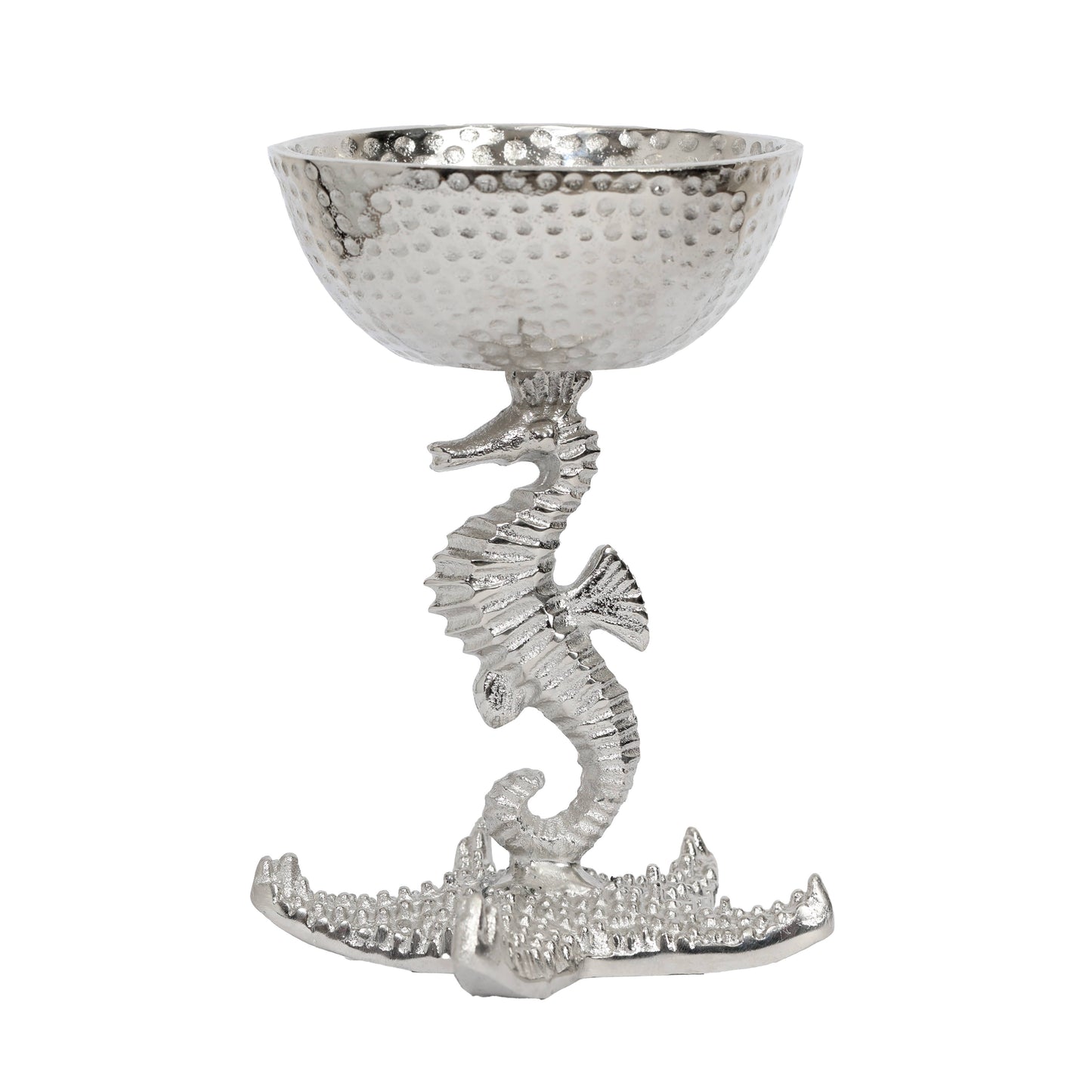 Metal Seahorse & Starfish Bowl
