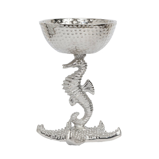 Metal Seahorse & Starfish Bowl