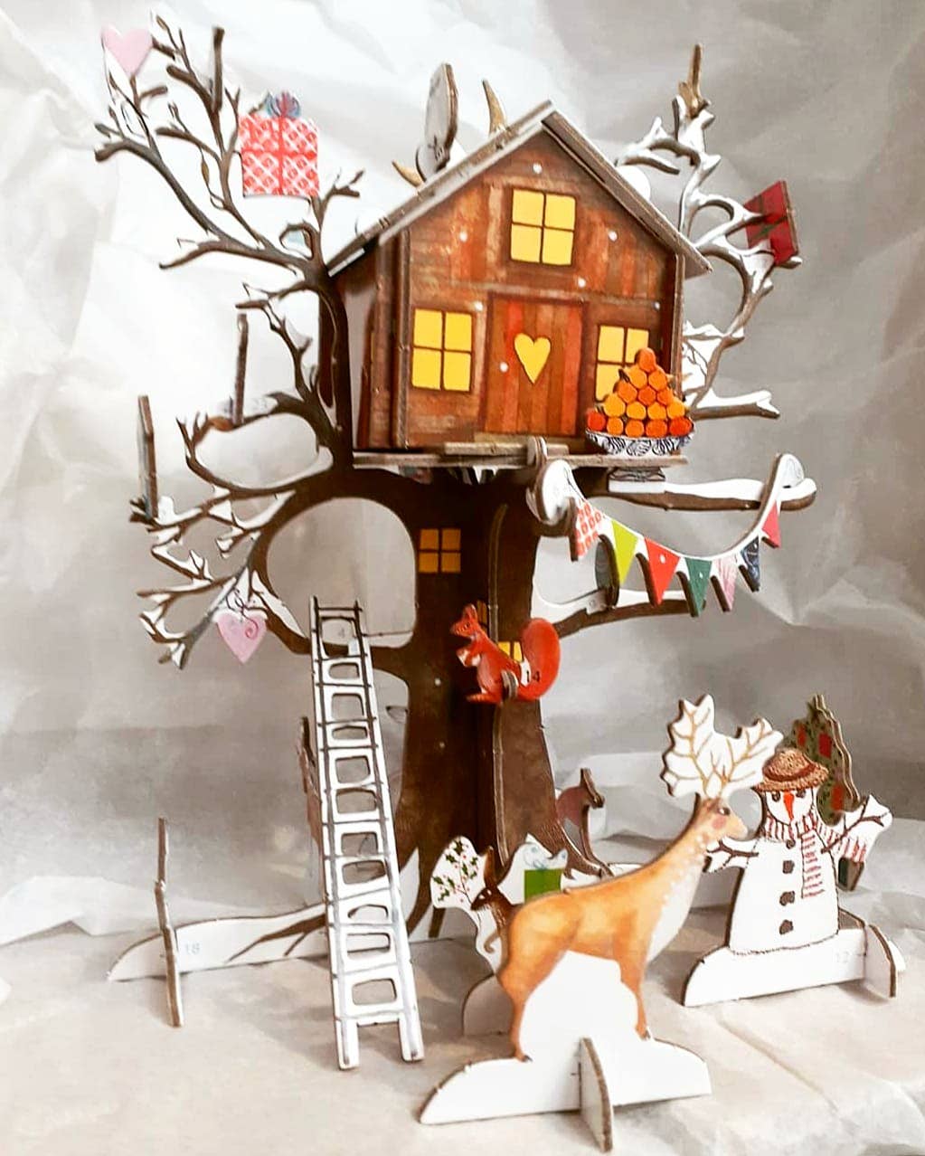 Christmas Treehouse Pop & Slot 3D Advent