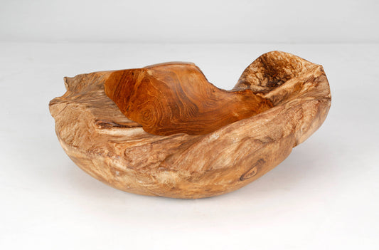 Solid Teak Root Bowl