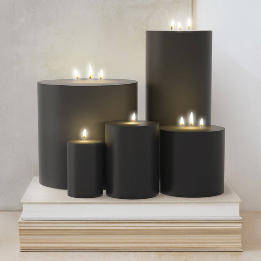 Black Unscented Candle