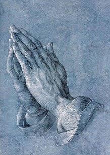 Praying Hands of an Apostle by Durer Statue