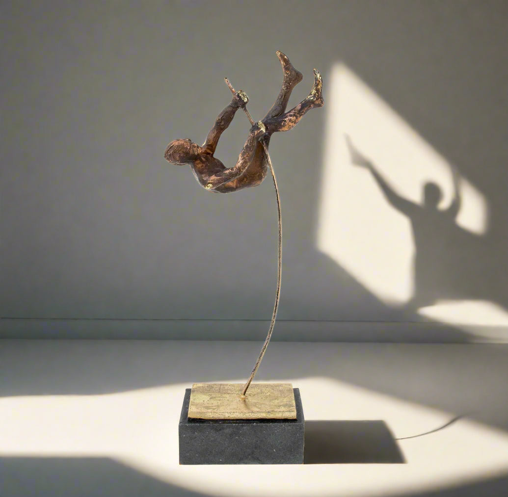 Pole Vaulter Sculpture