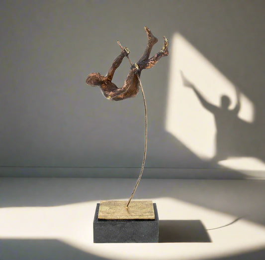 Pole Vaulter Sculpture
