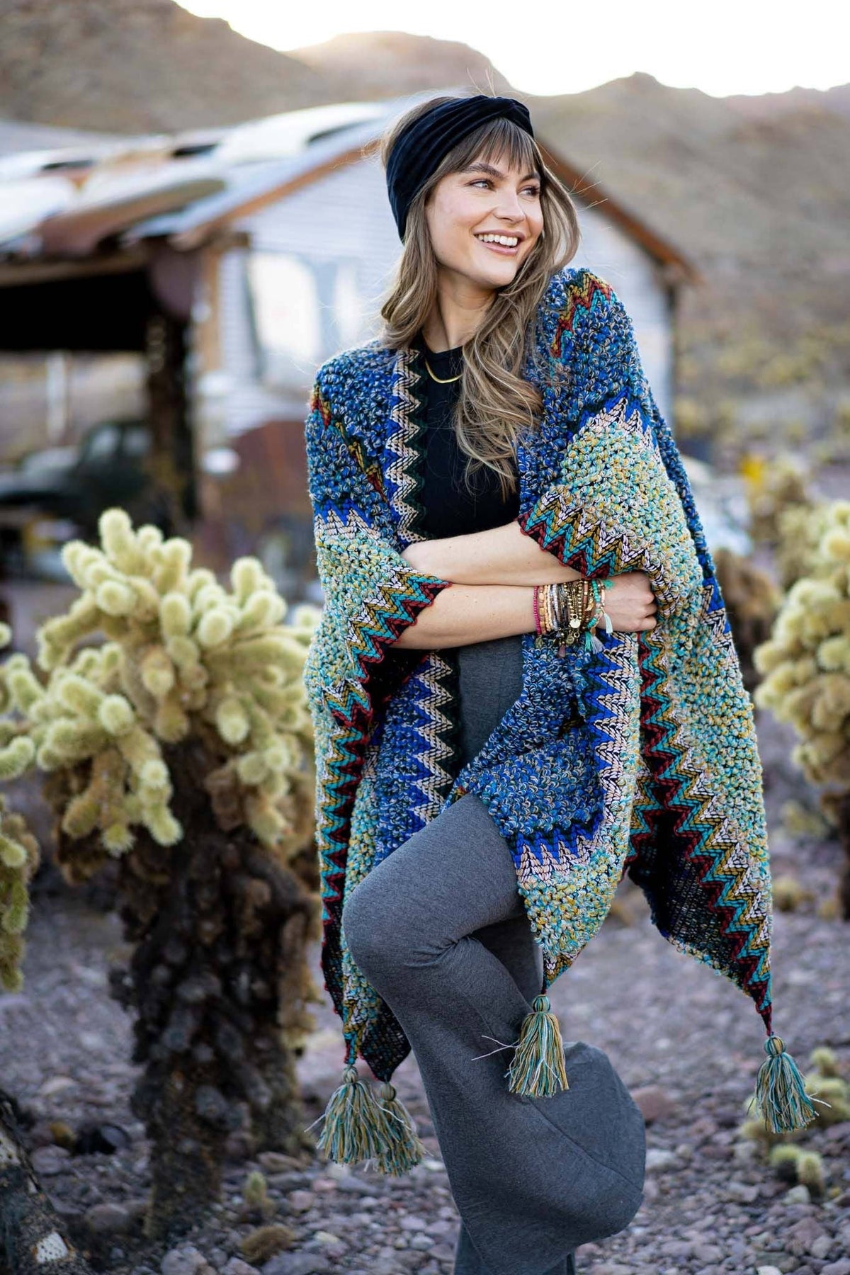 Desert Dreams Crochet Ruana