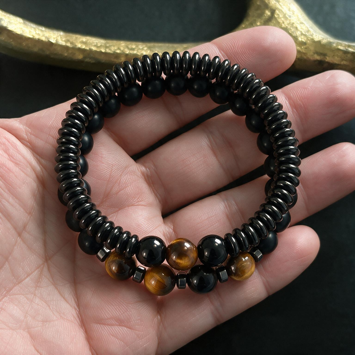 Adventure Map Stone Bracelet